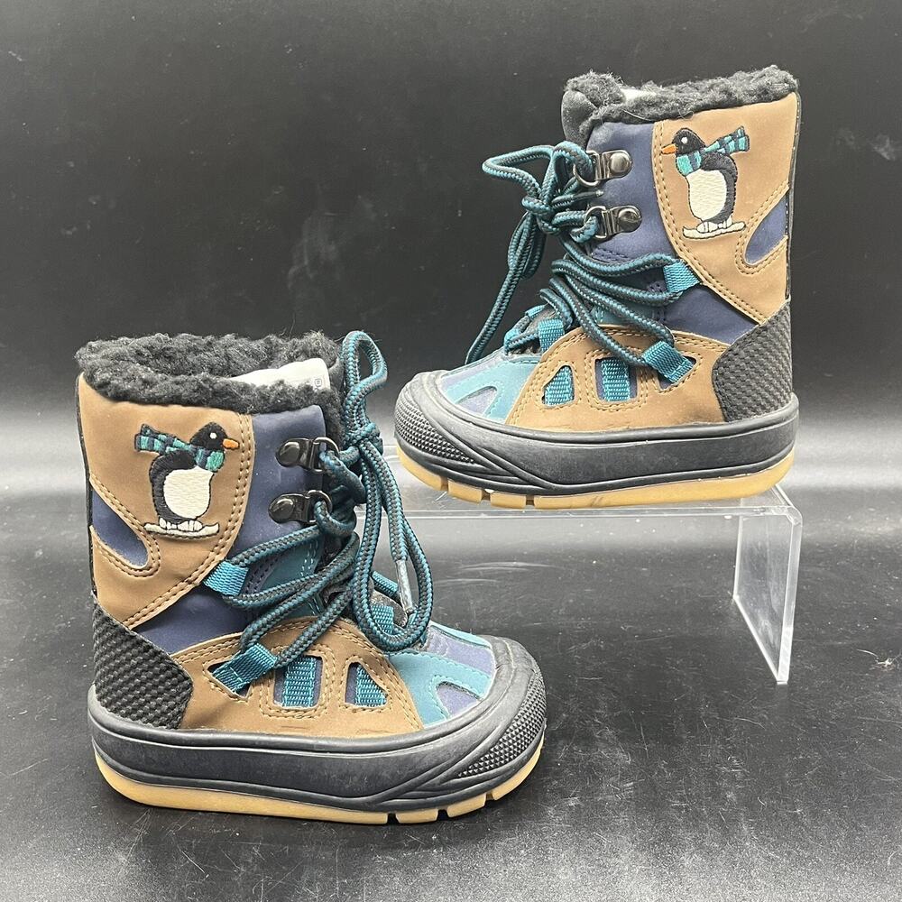 Fisher Price 1998 childs snow boots size 5 Vintage B-154C faux fur winter